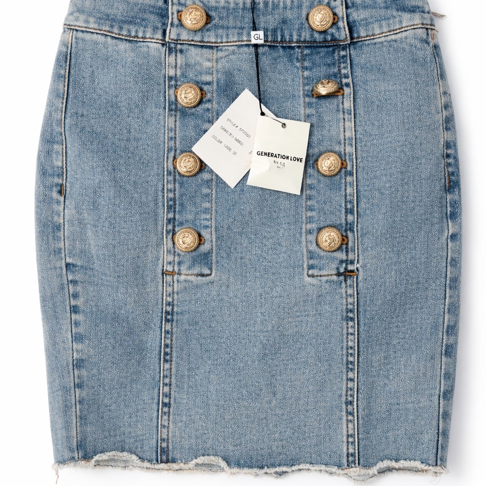 Generation Love Tomo denim skirt